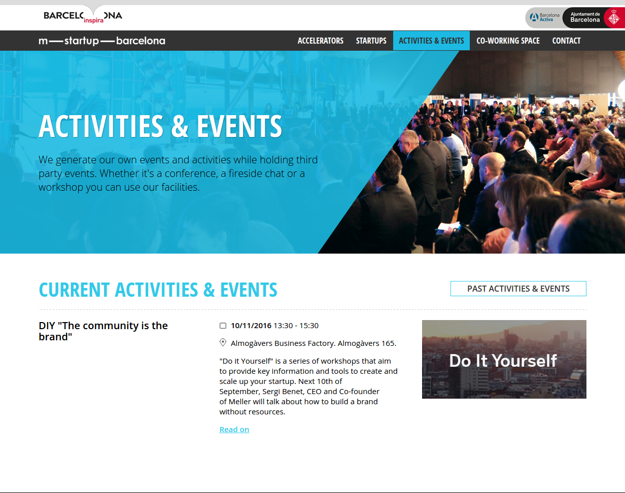 m-startup-barcelona - Activities and events