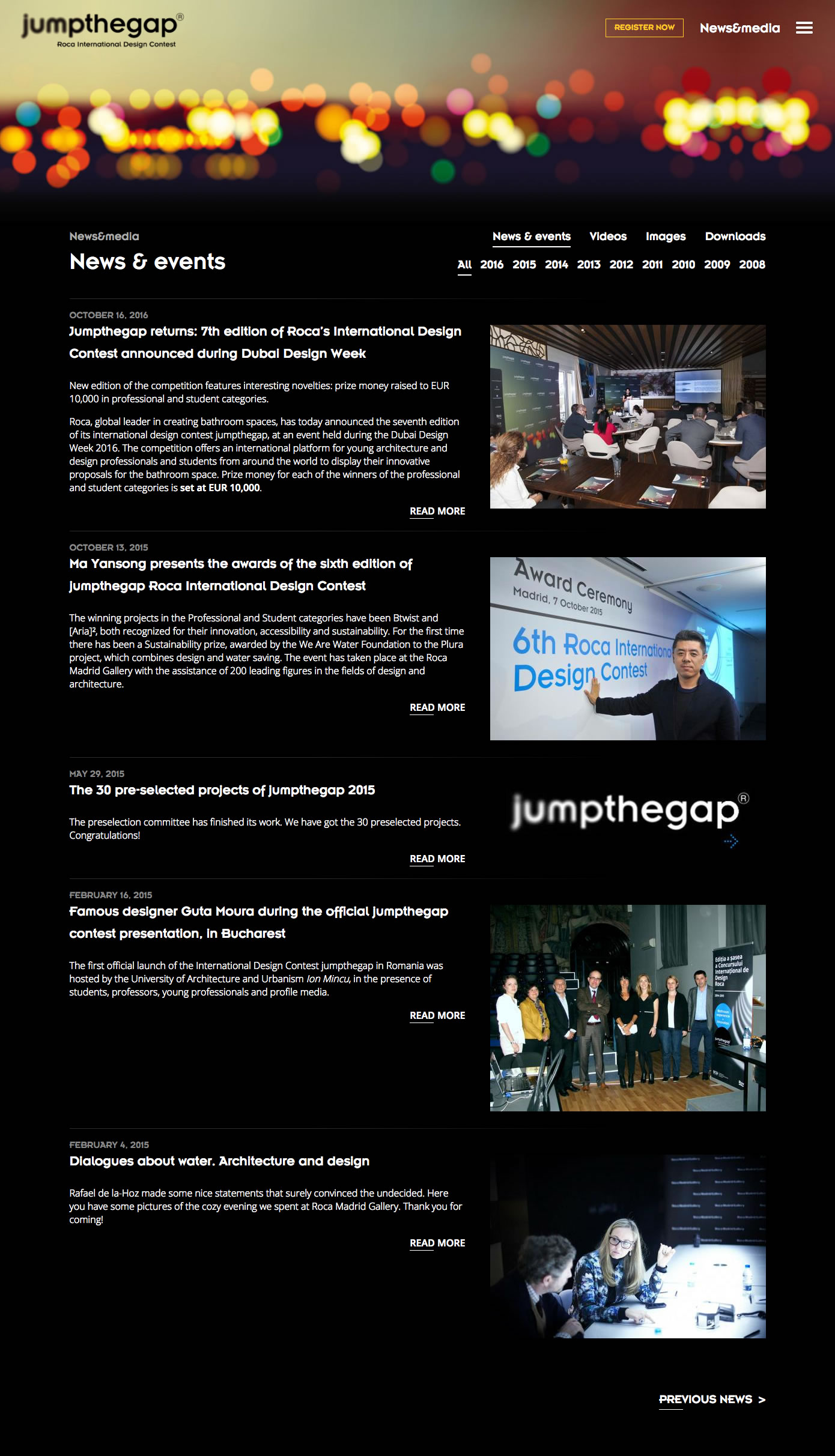 jumpthegap - Notícias y eventos